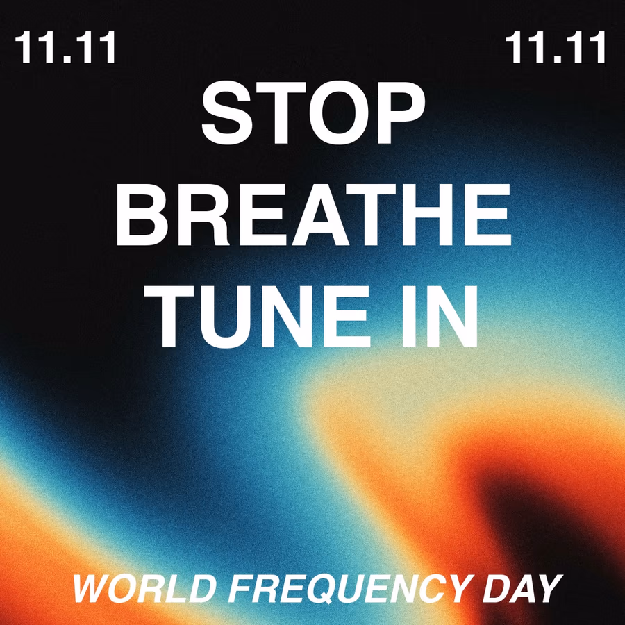 The Frequency School campaign creative for World Frequency Day
